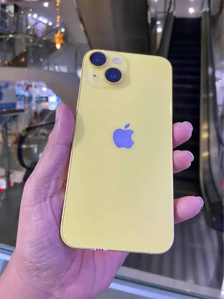 Second IPHONE 14 128gb YELLOW IBOX Welljoss