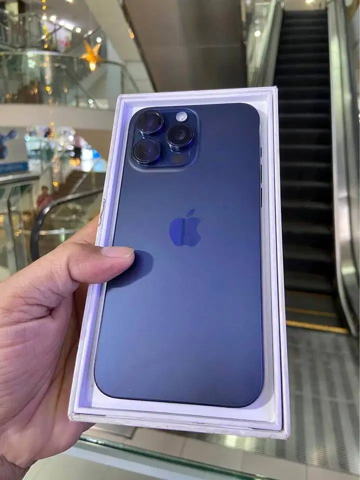 Second IPHONE 15 PROMAX 256gb BLUE TITANIUM IBOX Welljoss