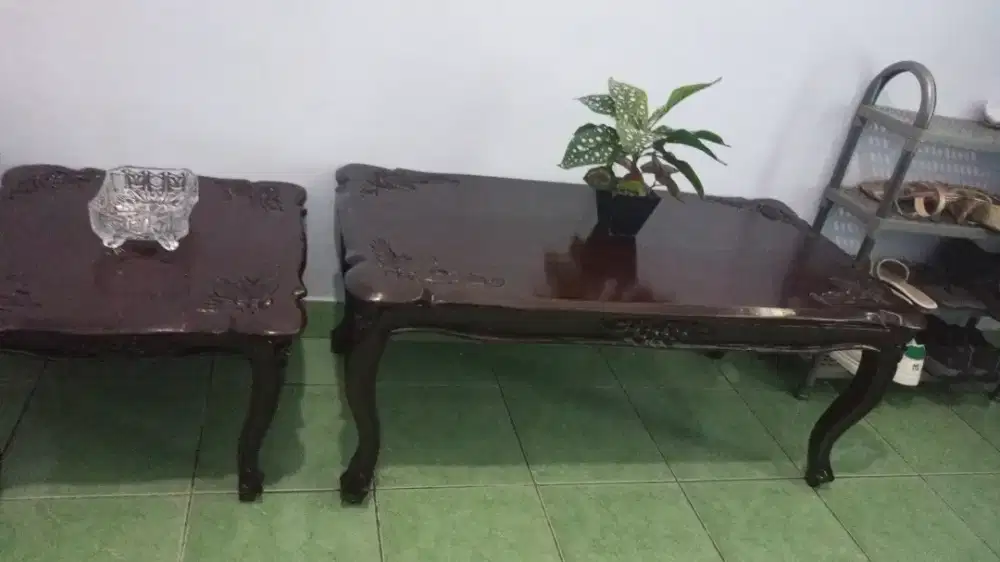 Di jual meja tamu, kayu jati