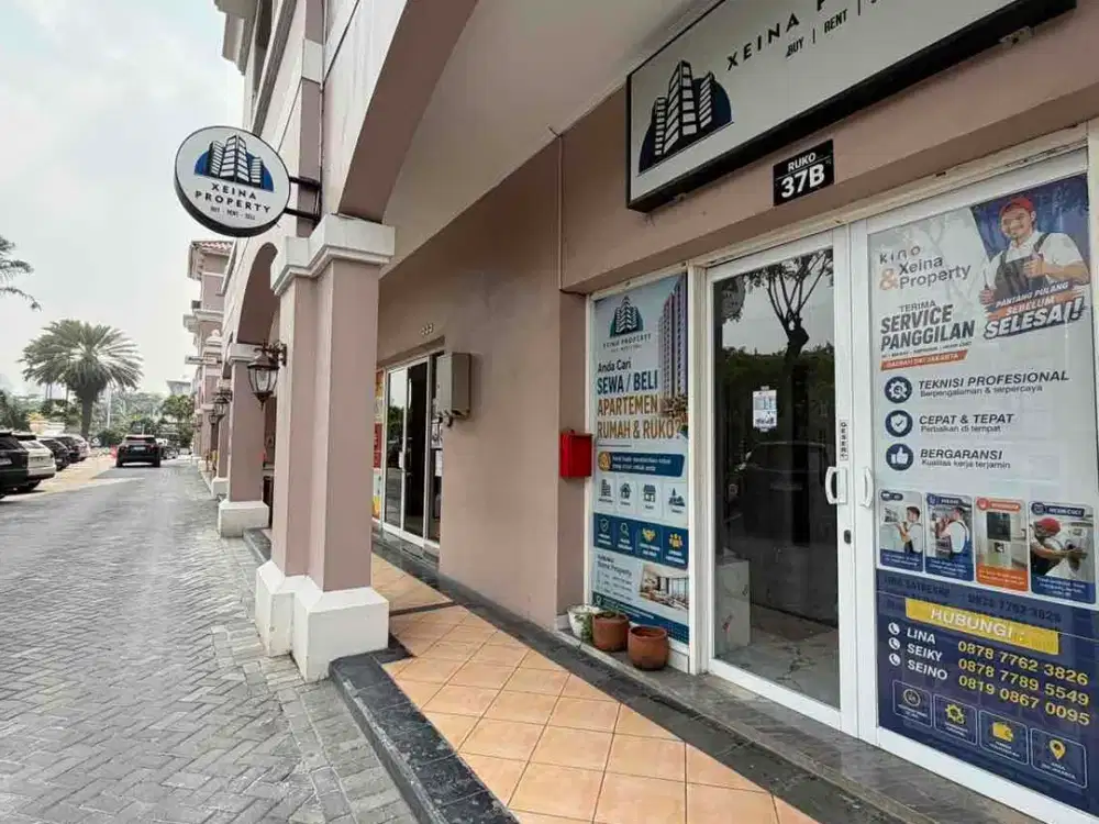 Disewakan Ruang Usaha Cocok Untuk Kantor, Bridal, Salon, Kelas private Kelapa gading luas 90 meter strategis