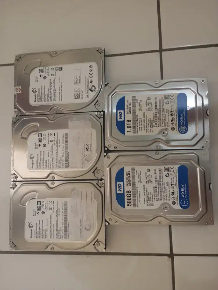 Jual HDD bekas 5 buah