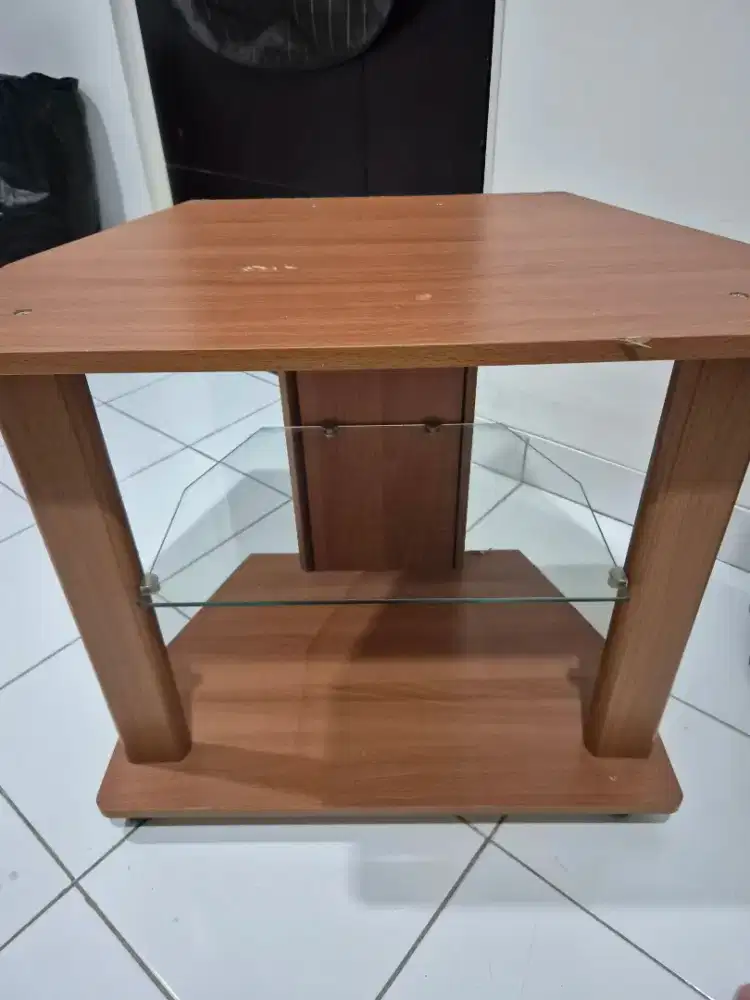 Meja TV 2 susun