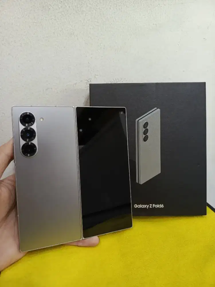 Samsung Z Fold 6 5G 12/256 Resmi Sein, Fullset Ori, Mulus, Nominus
