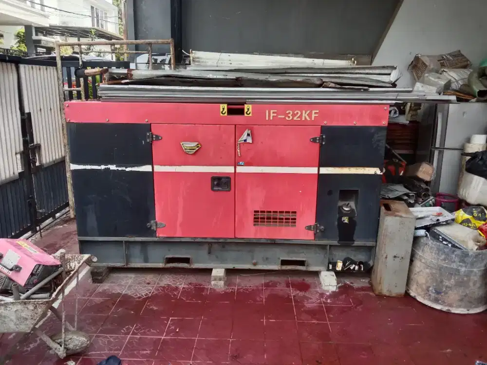 Genset 32 KVA, dinamo merk Sandport, mesin merk Kofo