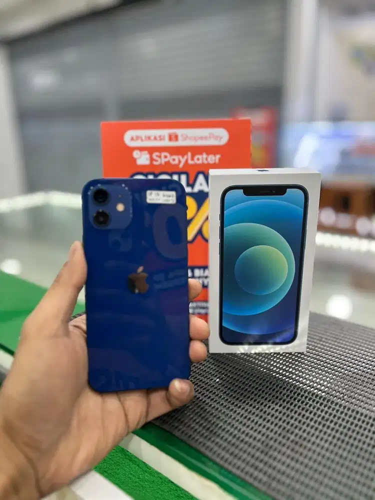 Iphone 12 64gb second ex inter all operator fullset mulus