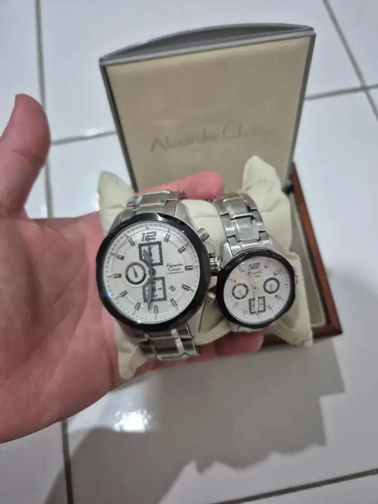 Jam tangan couple alexandre christie