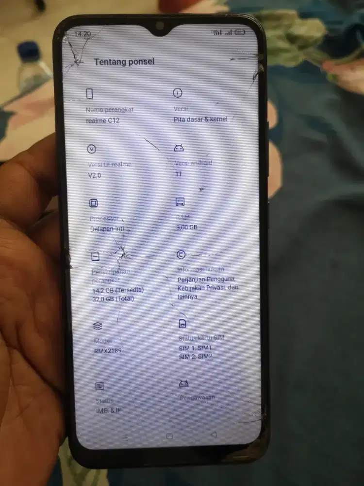 Realme c12 ram 3/32
