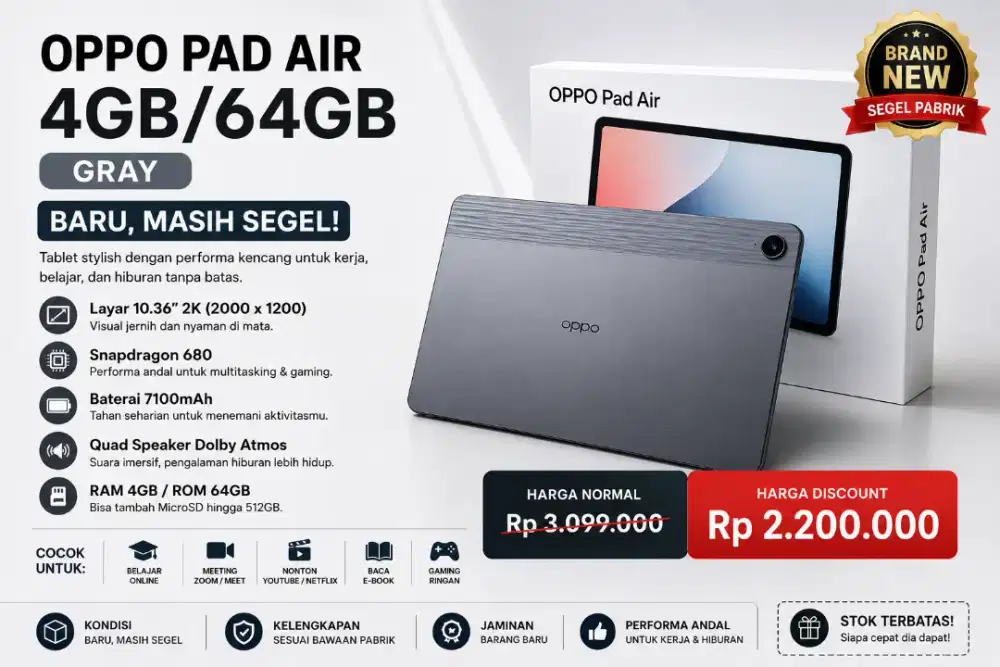 DIJUAL CEPAT OPPO PAD AIR