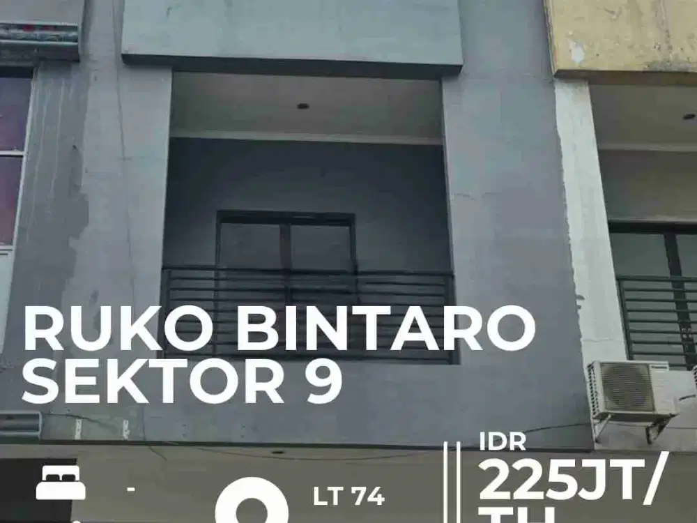 Disewakan ruko Jombang Raya Bintaro, lokasi strategis
