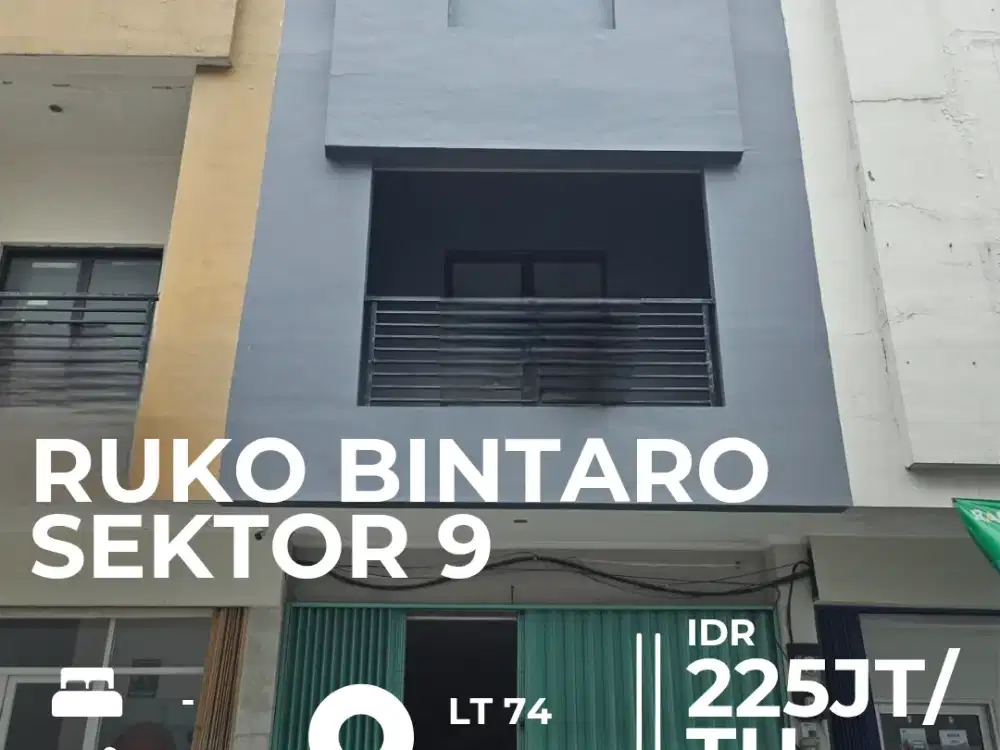 Disewakan ruko Jombang Raya Bintaro, lokasi strategis