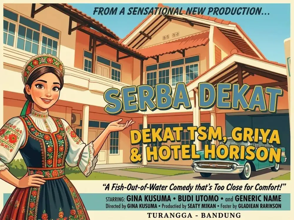 SEWA RUMAH DI TURANGGA, BUAH BATU, LENGKONG, BANDUNG KOTA.