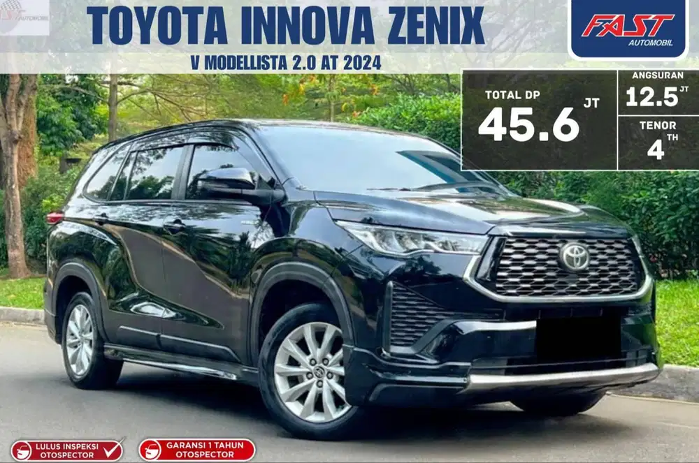 LOW KM GARANSI 1TH TOYOTA INNOVA ZENIX V HYBRID MODELLISTA 2024 METIK