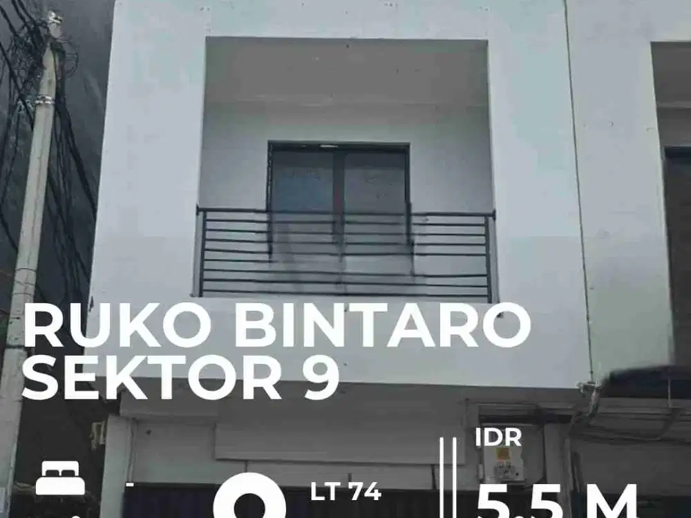 Dijual ruko Jombang Raya Bintaro, lokasi strategis