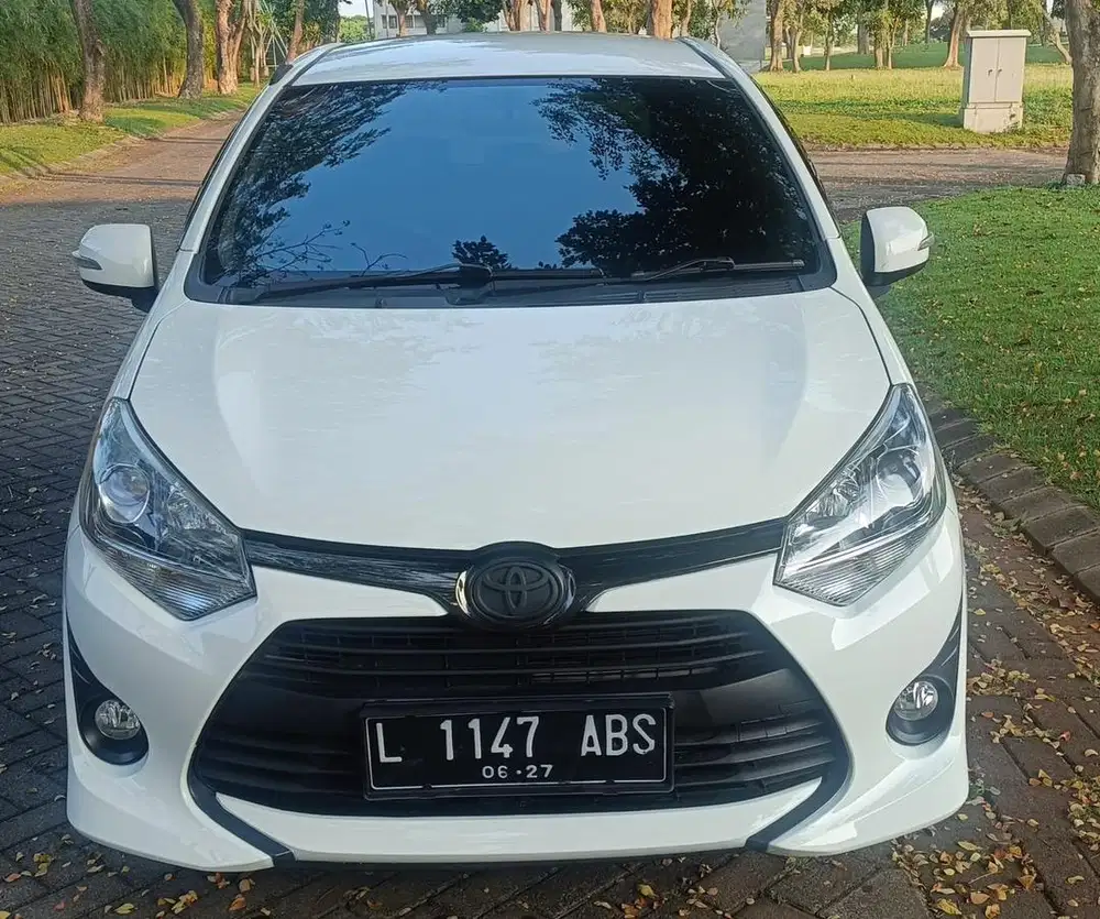 Agya G 1.2 matic putih 2017 terawat dari baru (L)