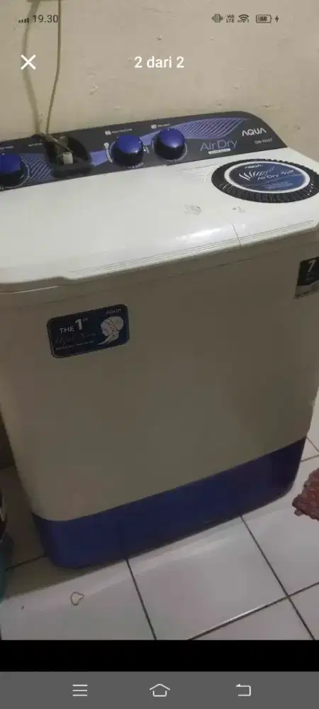 mesin cuci aqua