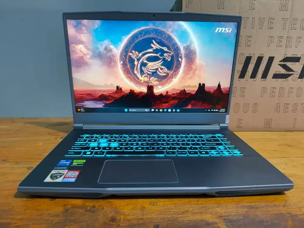 MSI Thin B12UC i7-12650H 16/512GB RTX 3050 4GB Garansi Februari 2027