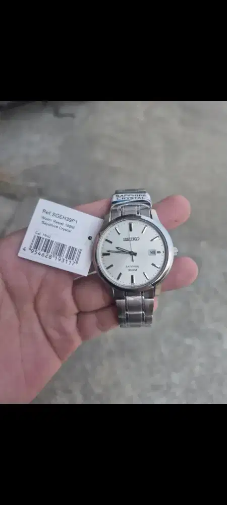 Seiko SGEH39P1 -
Sapphire Glass (New - Unit Only)