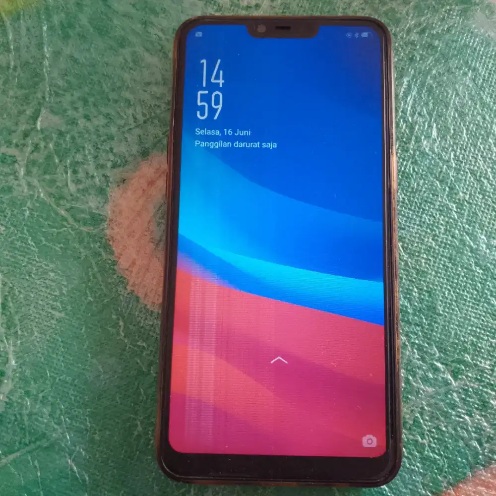 Oppo A3S 6/128 merah mulus