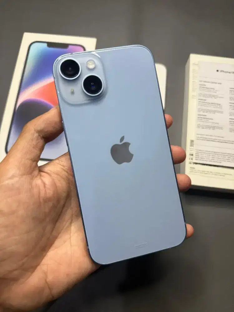 iPhone 14 128Gb CC:0 Garansi iBox Aktif Sampai Maret 2027