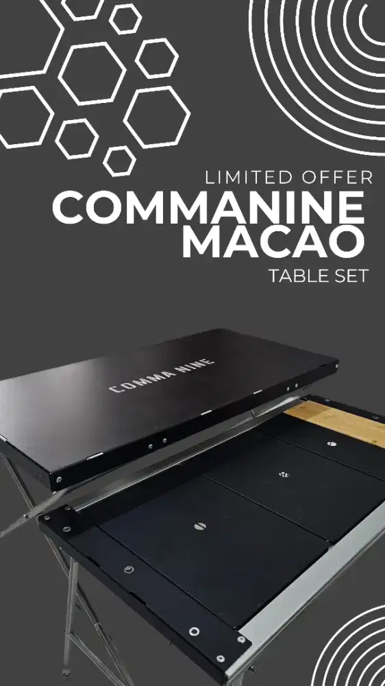 Meja Camping Commanine Macao Set Table