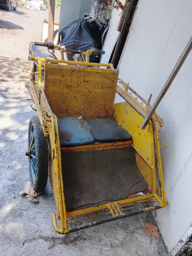 Di jual cepat bentor becak motor apaadanya harga bisa nego sewajarnya