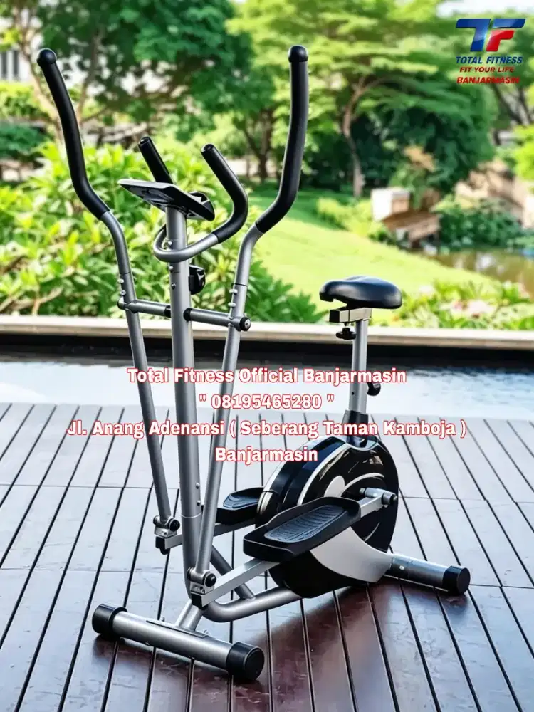 Elliptical Bike 2 Fungsi Terlaris Total Fitness