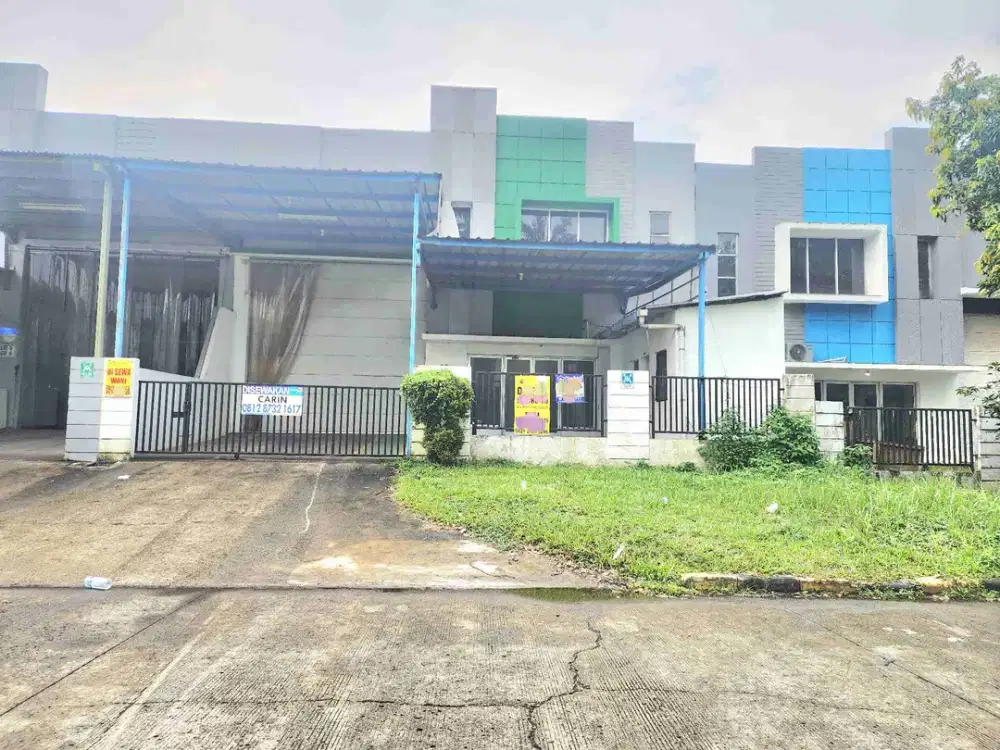 Disewakan gudang taman tekno BSD rapi aman dan siap pakai dekat pintu tol