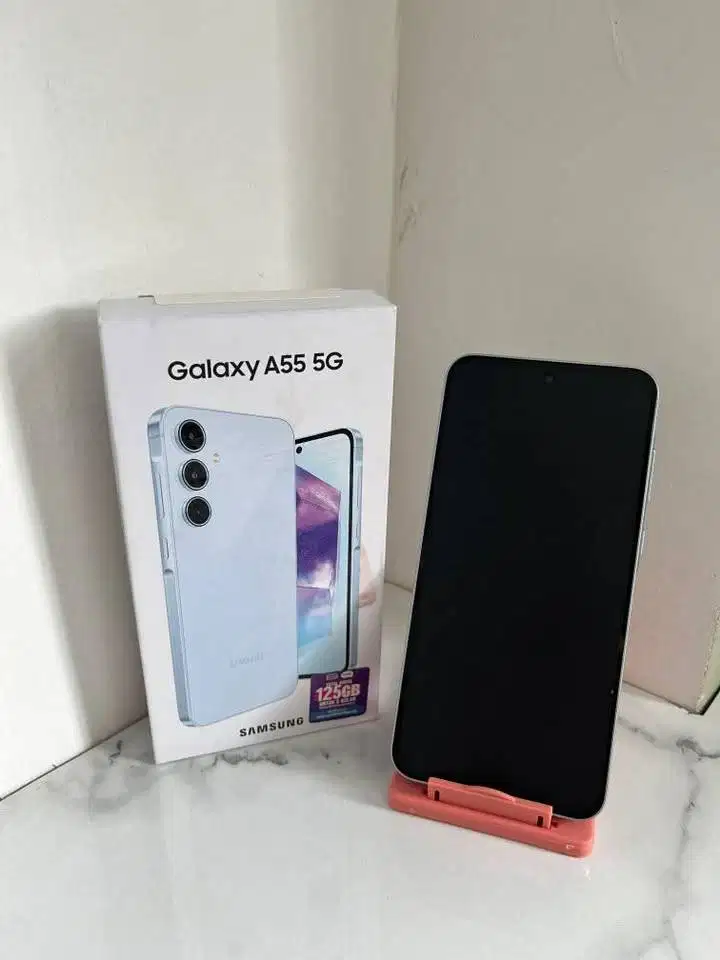 Dijual SAMSUNG GALAXY A55 5G ICE BLUE 8/256 GB
