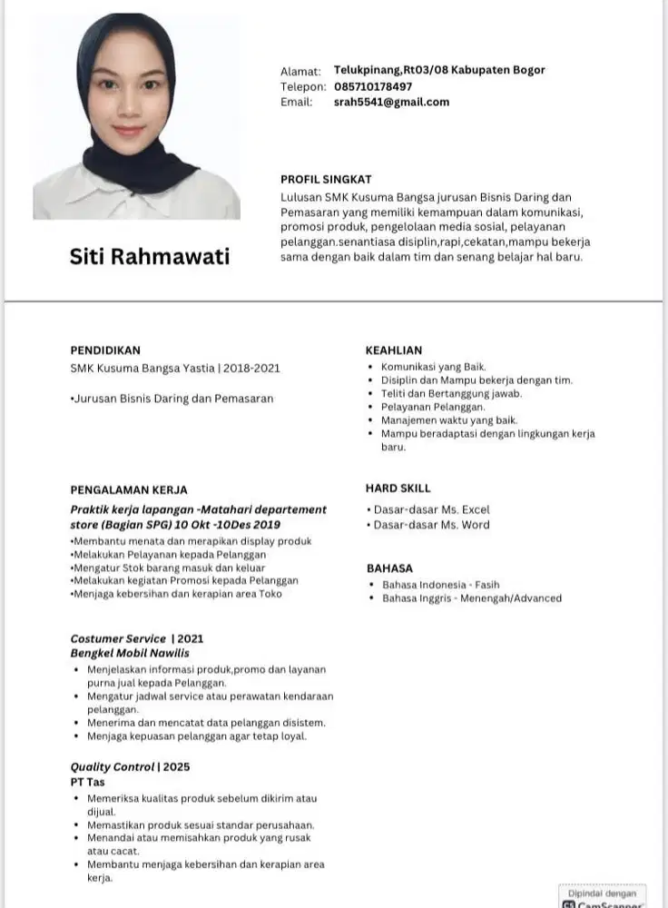 Cari lowongan kerja