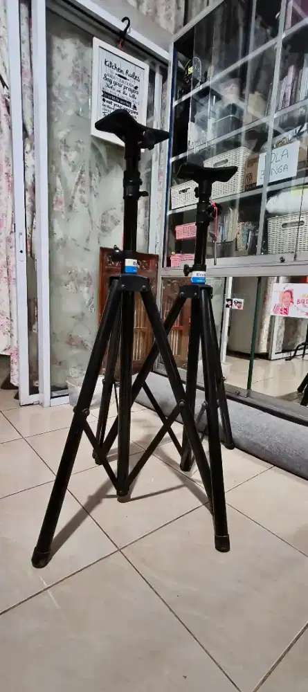 Kaki standing speaker 10 - 20 inchi besi kokoh