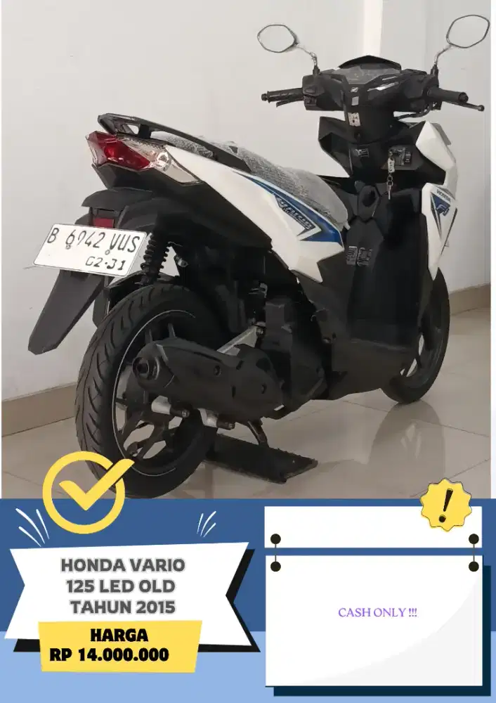 HONDA VARIO 125 LED OLD TAHUN 2015