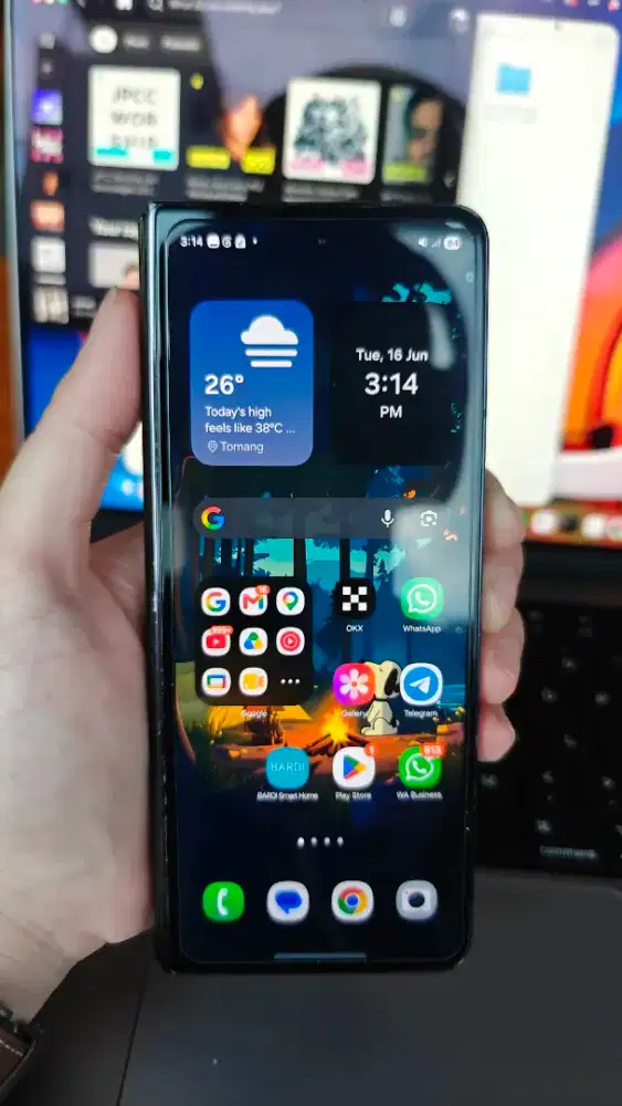 Samsung Z Fold 4 12/256GB Hitam SEIN