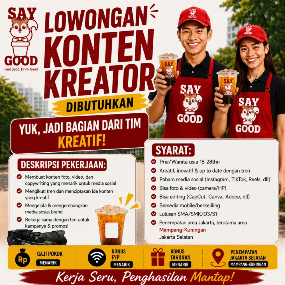 Lowongan Konten Kreator