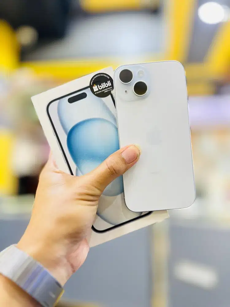 iPhone 15 128GB iBox BH100 1 Bulan pakai