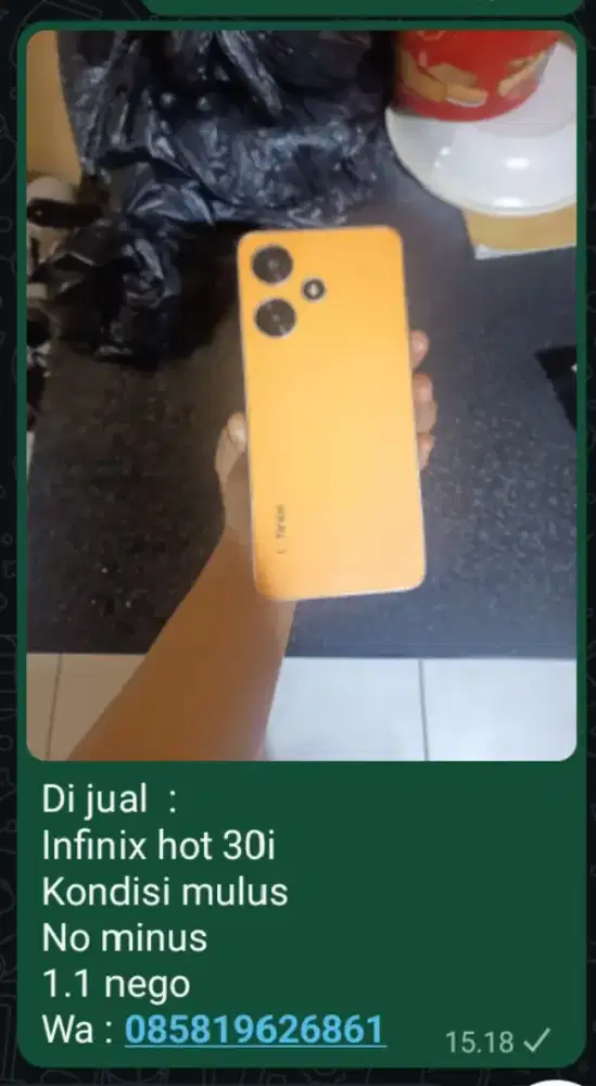 Di jual Infinix hot30i