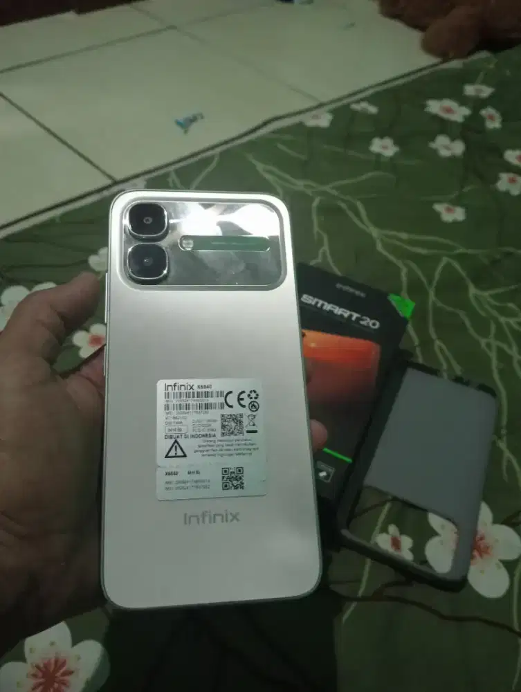 Infinix smart 20 fullset mulus like' mew ram 4/64