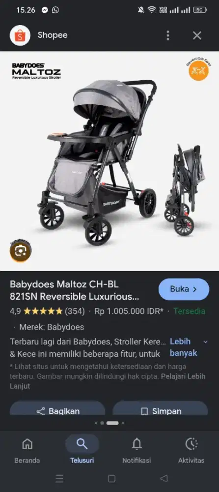 Stroller baby does malltoz