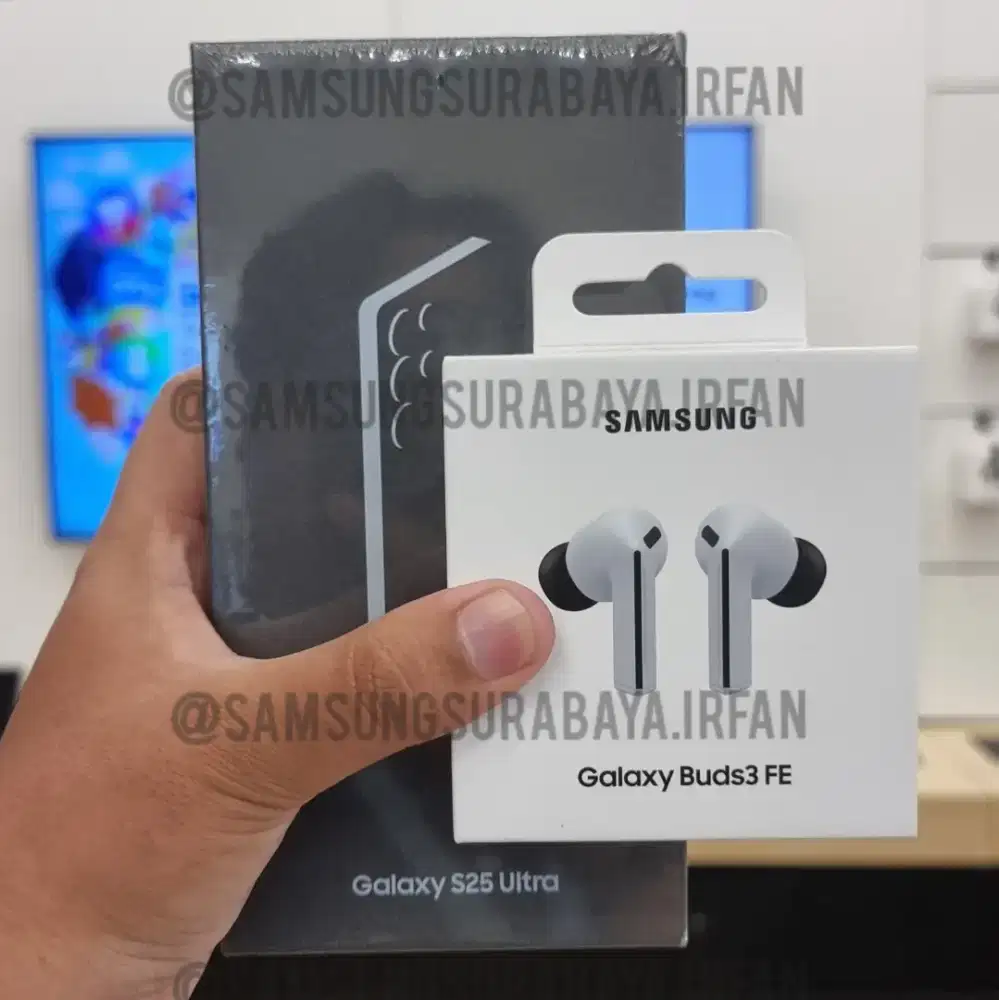 Samsung Galaxy S25 Ultra 256Gb Free Galaxy Buds 3Fe New Original Resmi