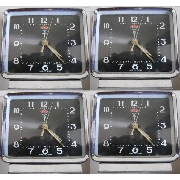 5 Biji Vintage POLARIS Jam meja / wekker era 60 - 70' an