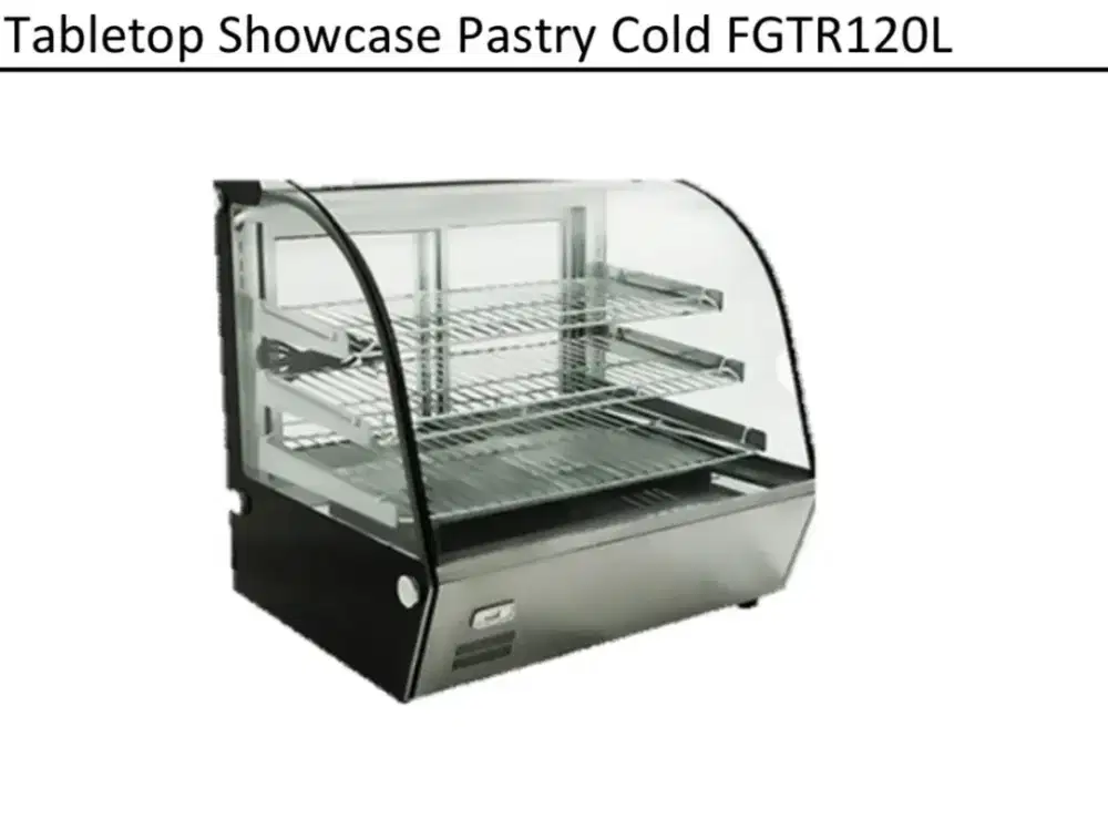 Showcase pastry atau cake table top mulus