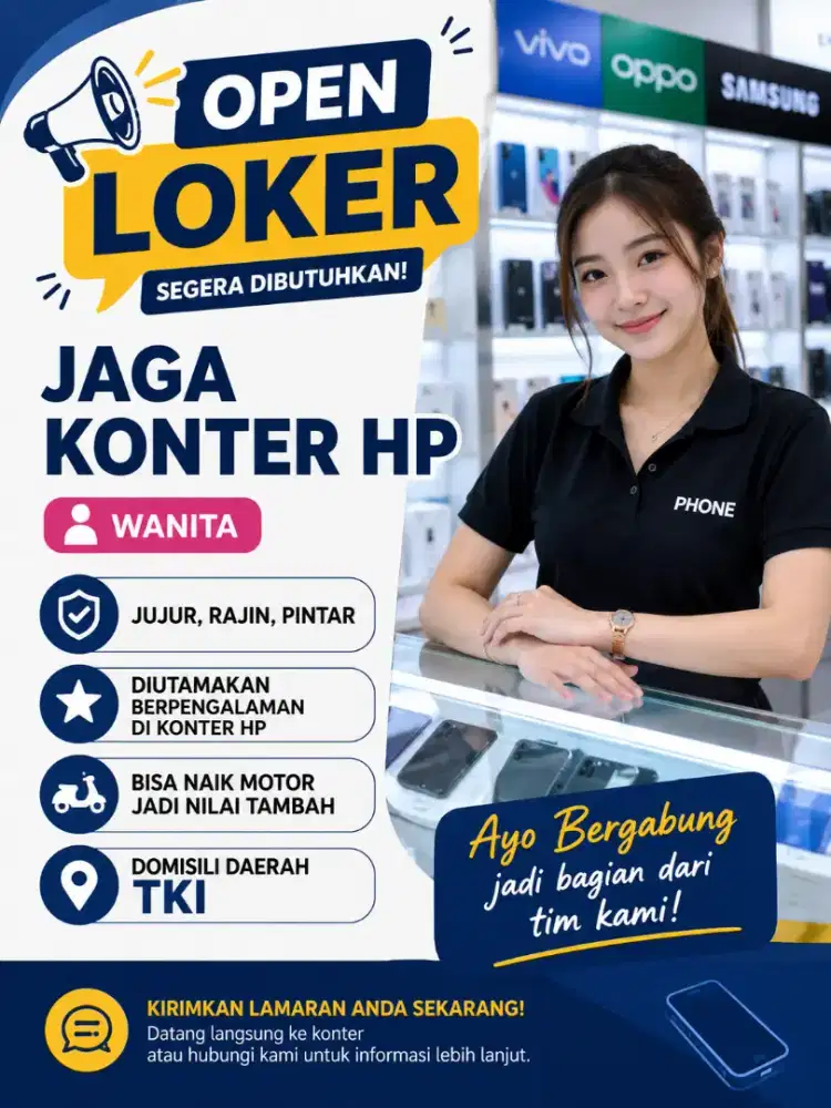 Loker jaga konter HP