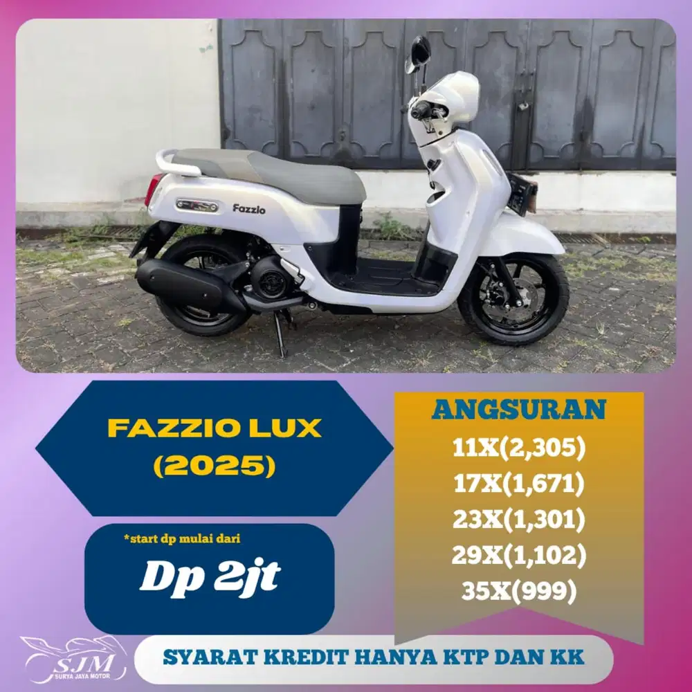 YAMAHA FAZZIO LUX 2025 SIAP PAKAI