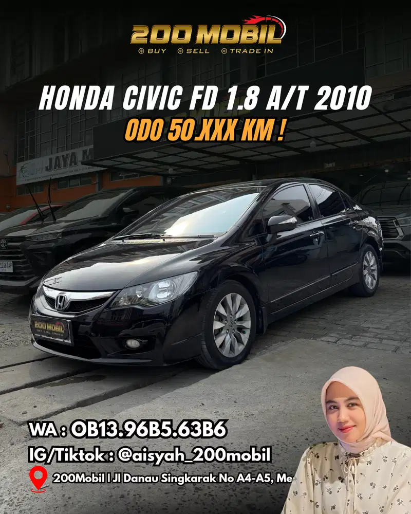 Honda Civic FD 1.8 A/T 2010 Bensin