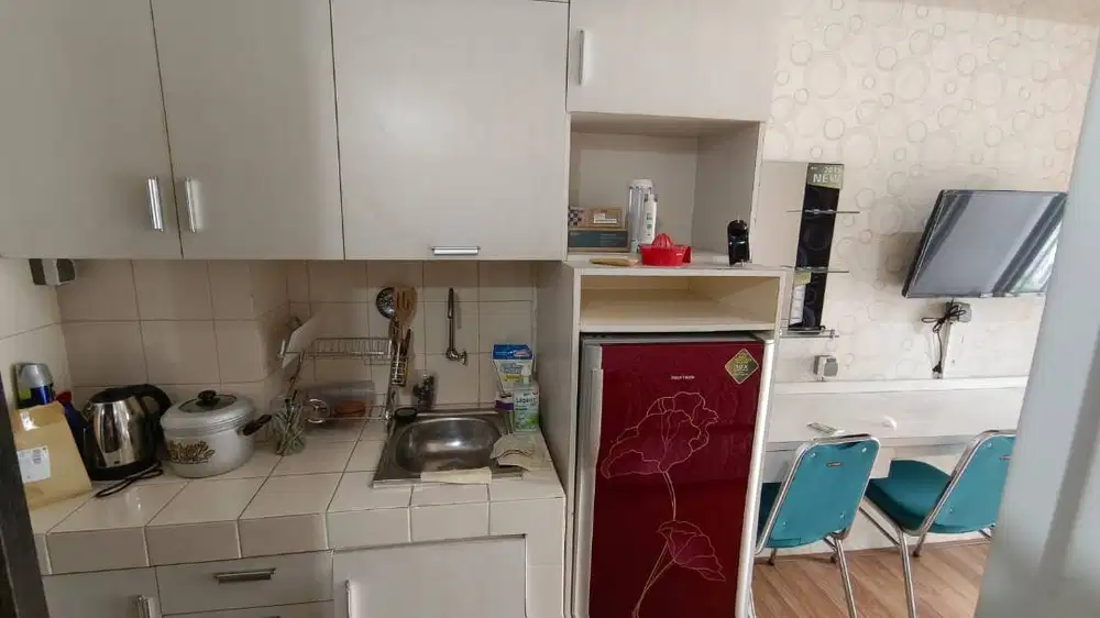 Dijual rugi apartemen studio serpong green view full furnish  di BSD
