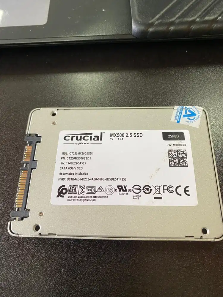 ssd crucial 250 gb normal