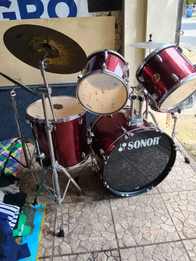 Jual drum akustik bekas