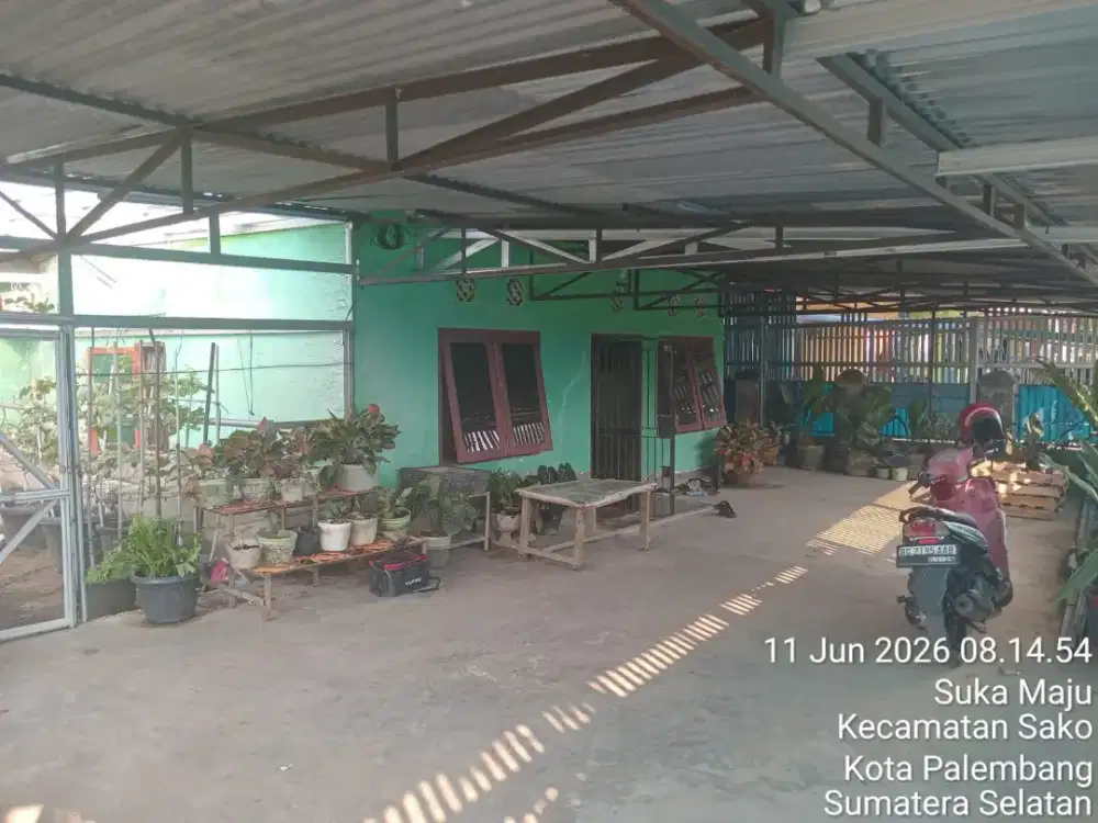 Dijual rmh kebun + tnh  sukamaju