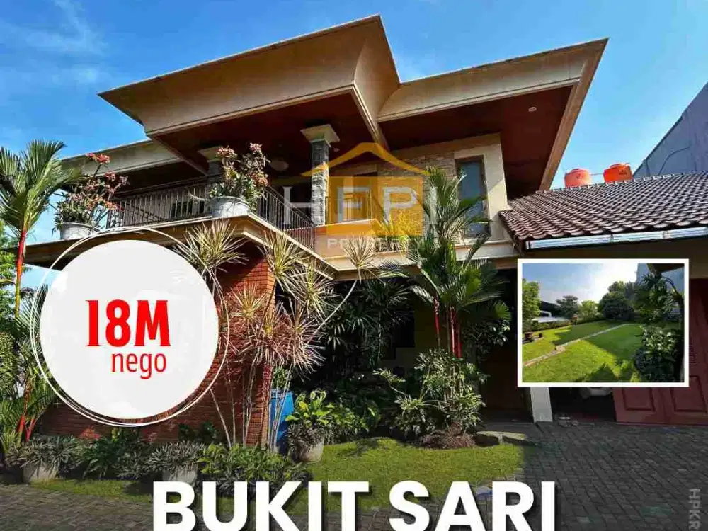 Dijual Rumah 2 Lantai Mewah Cantik Bukitsari Tembalang Halaman Luas Bangets