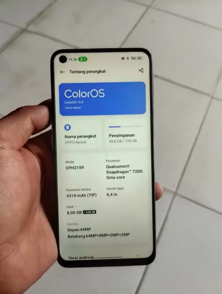 Oppo reno5 8/128