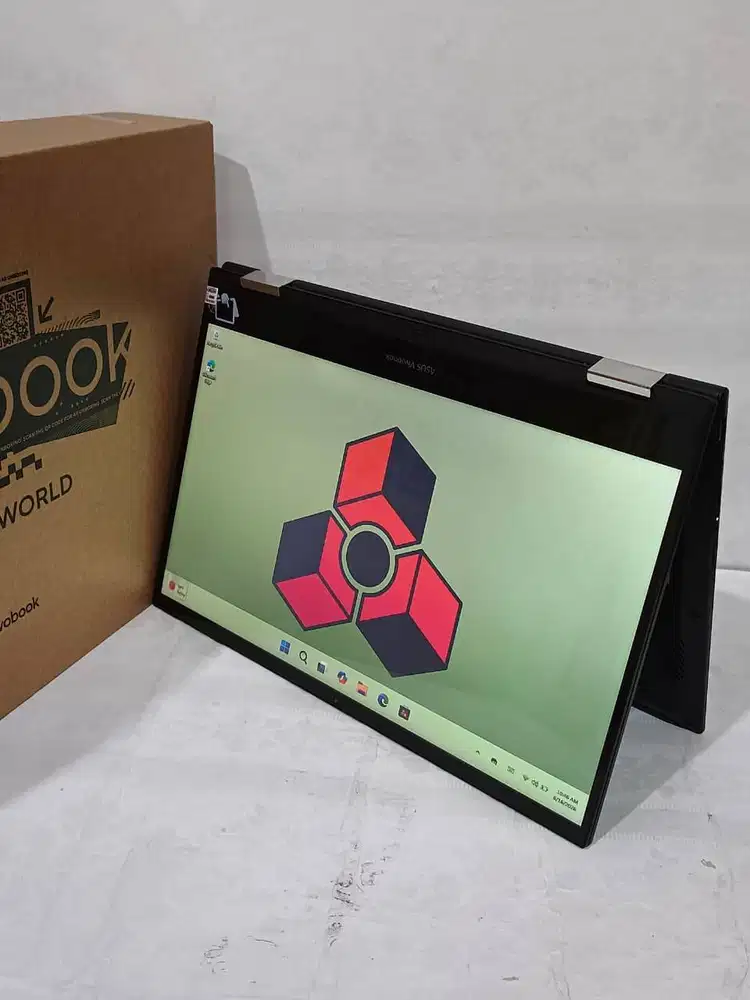 Laptop Asus Touchscreen Flip. Bisa jadi tablet Ori Pabrik
